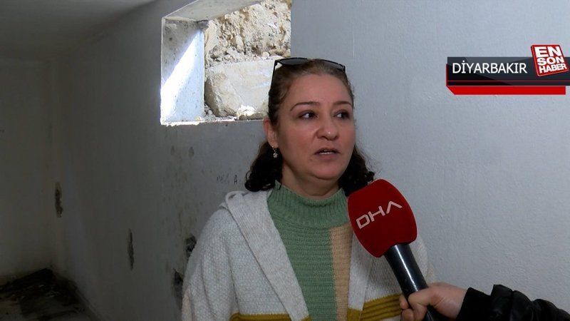 Büyükçekmece'de deliklerle dolu binada tartışma