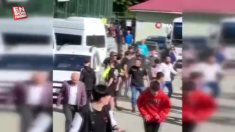 Artvin’de amatör maçta kavga çıktı