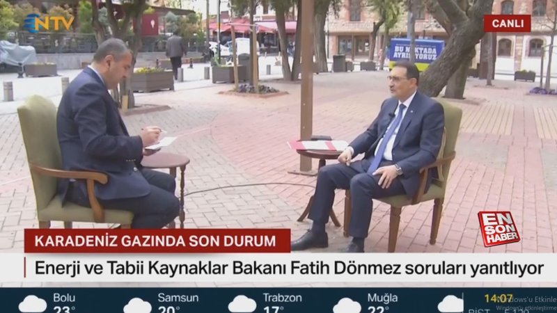 Fatih Dönmez: Karadeniz gazı iletim hattına verildi