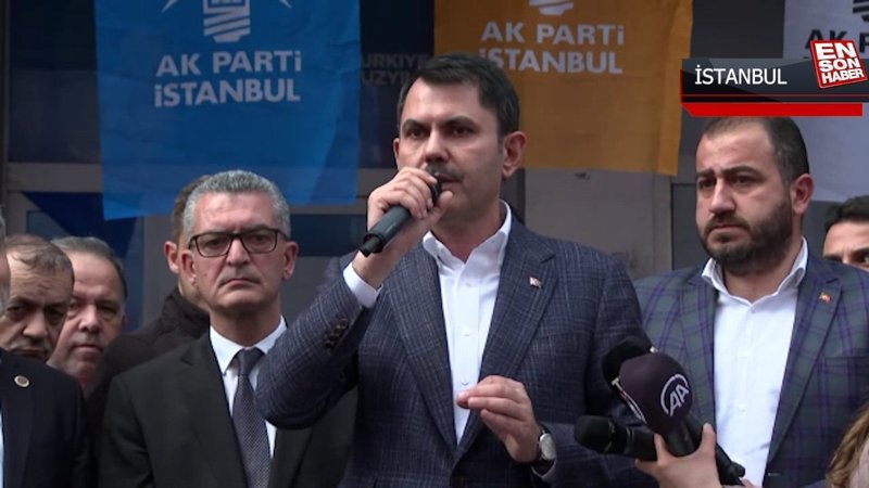 Bakan Murat Kurum seçim irtibat bürosu açılışında konuştu