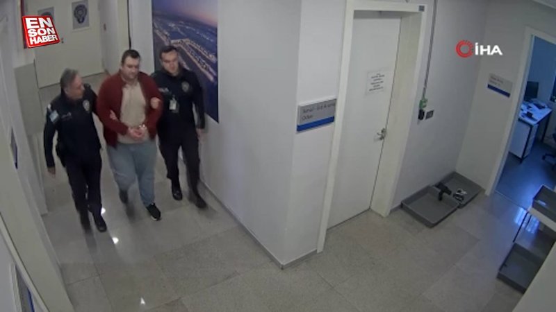 İstanbul Havalimanı'nda annesini yolcu eden suç makinesi yakalandı