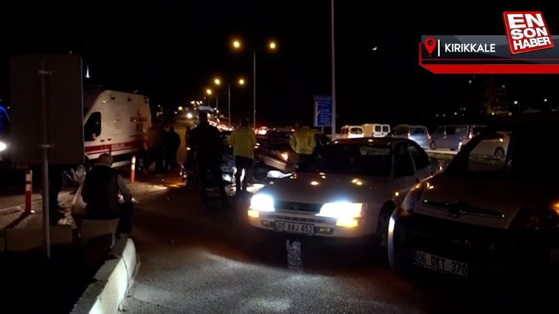 Kırıkkale'de zincirleme trafik kazası