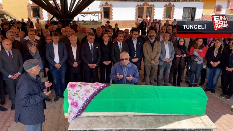 Kılıçdaroğlu'nun halası Tunceli'de son yolculuğuna uğurlandı