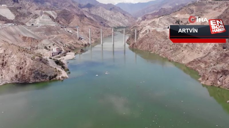 Yusufeli ilçe merkezi tamamen baraj suları altında kaldı