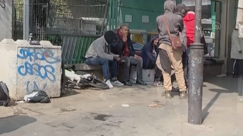 Avrupa sokaklarında artan uyuşturucu kullanımı izleri