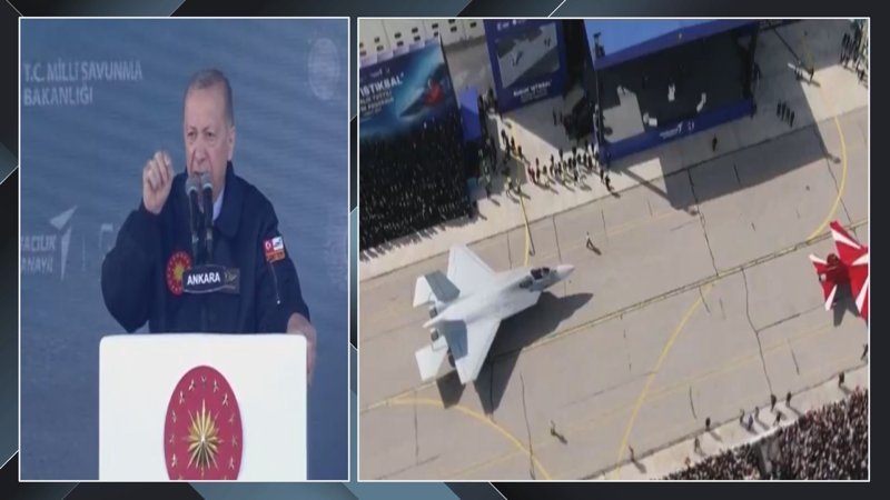 Cumhurbaşkanı Erdoğan, Milli Muharip Uçağın adının KAAN olduğunu açıkladı