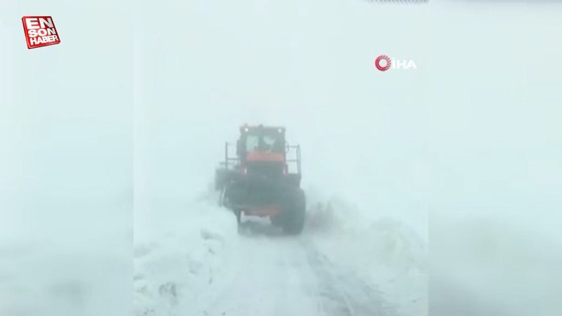 Erzincan’da mayıs ayında kar sürprizi