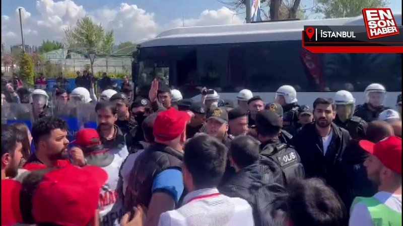 Maltepe'de yürüyüş yapmak isteyen gruba polis müdahalesi