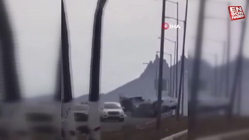 Meksika'da ters yöne giren araç dehşet saçtı