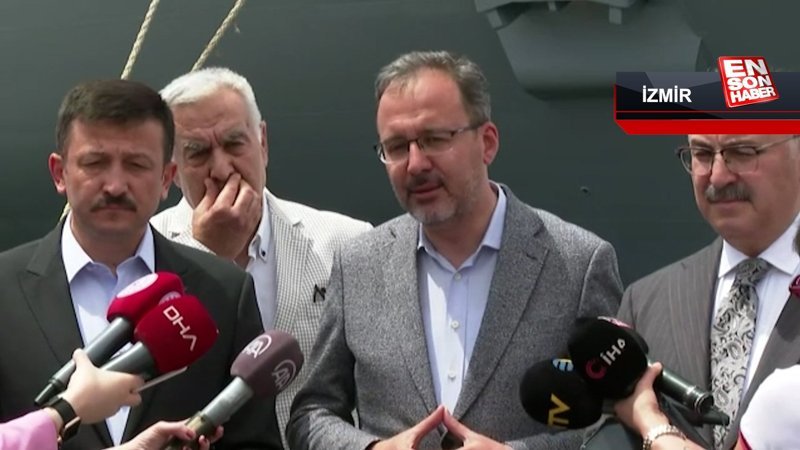 Bakan Kasapoğlu, İzmir'de TCG Anadolu'yu ziyaret etti