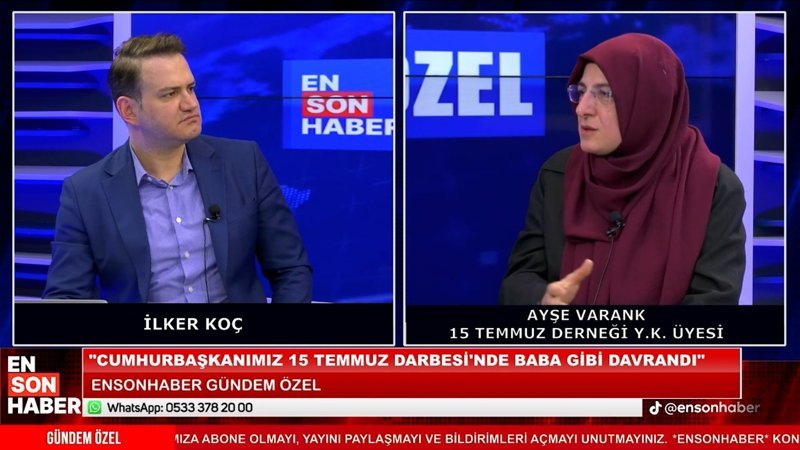 Ensonhaber'e konuk olan Ayşe Varank'tan Kemal Kılıçdaroğlu'na tepki