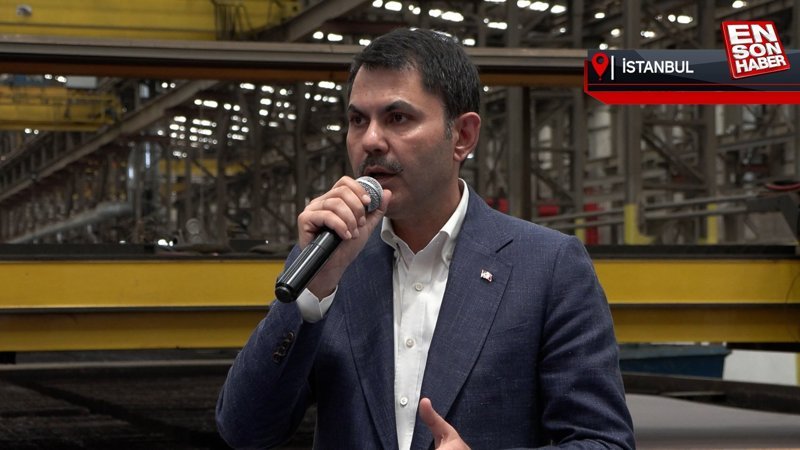 Murat Kurum, Tuzla'da tersanede çalışan işçilerle bir araya geldi