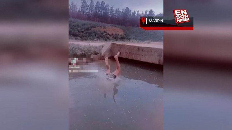 Mardin'de bir genç TikTok videosu çekmek isterken atladığı kanalda başını çarpıp öldü