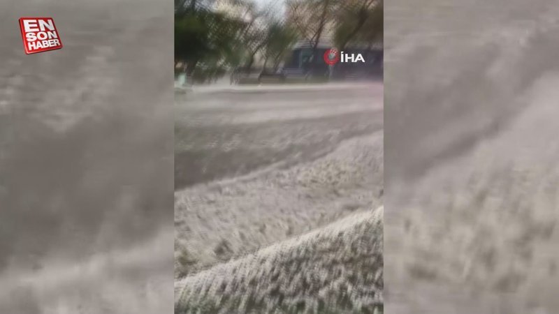 Ankara’da sağanak yağmurun ardından kent göle döndü