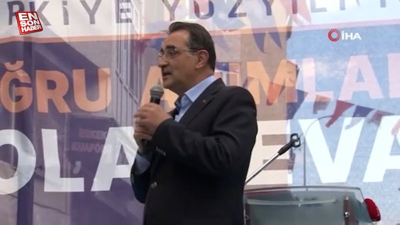 Bakan Dönmez: Para dilenmeye gerek yok kaynak Anadolu’da, kaynak Karadeniz’de