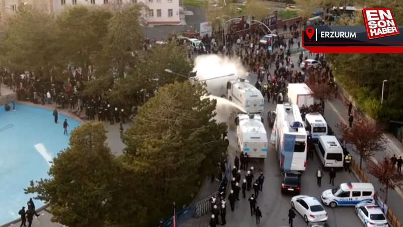 Ekrem İmamoğlu'nun Erzurum mitinginde gerginlik yaşandı