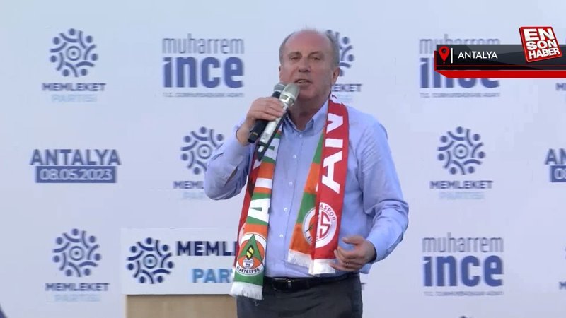 Muharrem İnce: Millet İttifakı çekilsin beni desteklesinler seçim garanti