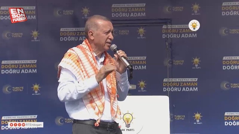 Cumhurbaşkanı Erdoğan Aydın mitinginde: Ya eser siyaseti ya da yıkım siyaseti kazanacak