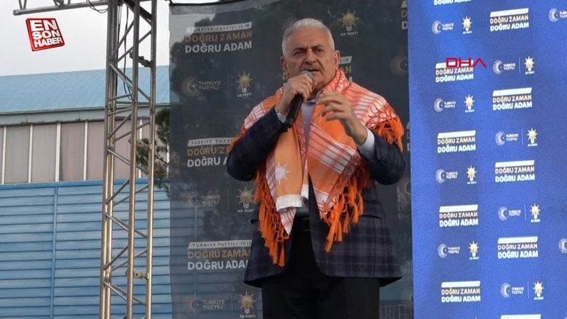 Binali Yıldırım Muğla'da konuştu