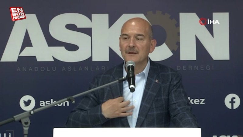 Bakan Soylu'dan 'dergi kapağı' tepkisi