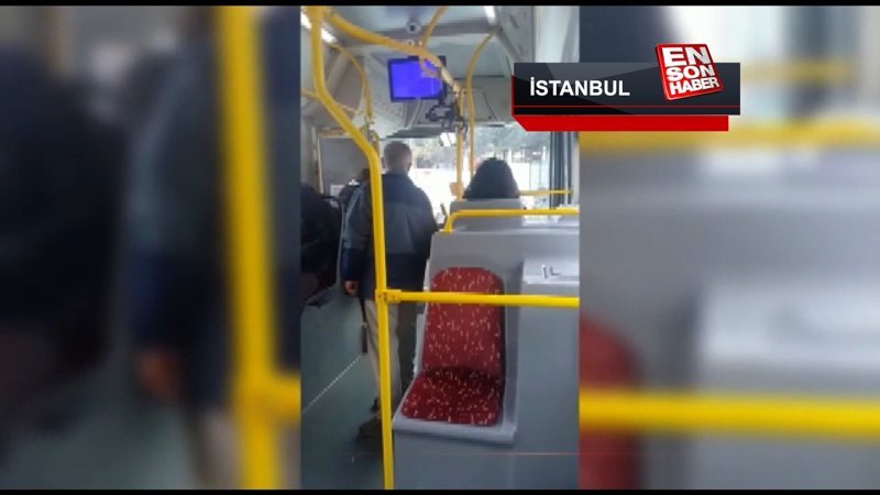 Ataşehir'de yolcuyla tartışan İETT şoförü kontak kapattı