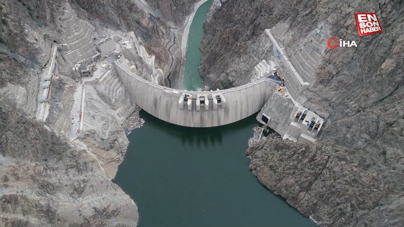 Yusufeli Barajı'nda su seviyesi 131 metreye ulaştı