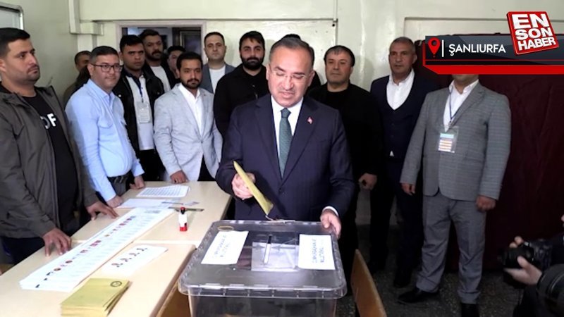 Bakan Bozdağ, oy verme işleminin ardından açıklamalarda bulundu