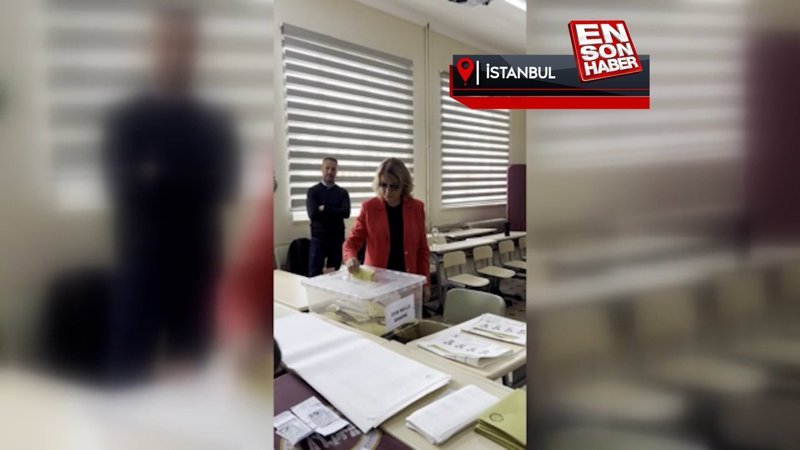 Eski Başbakanlardan Çiller oyunu Sarıyer'de kullandı