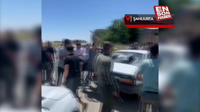 Şanlıurfa'da seçim kavgası kamerada