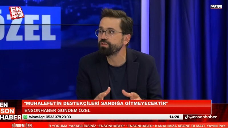 Ensonhaber'in konuğu Adem Metan: Erdoğan'ı siyaseti bırakmadığı sürece bu ülkede yenmek çok zor