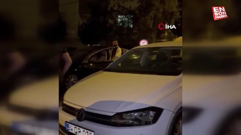 Uğur Işılak'ı dinlediği için bir vatandaşı darp ettiği iddia edilen saldırgan kameraya yansıdı