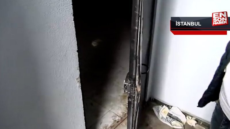 Avcılar’da bankayı soymak için yan tarafta bulunan iş yerinin duvarını deldi