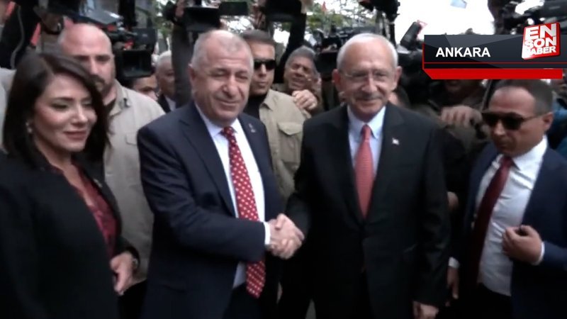 Cumhurbaşkanı Adayı Kemal Kılıçdaroğlu, Zafer Partisi Genel Merkezi'ne geldi