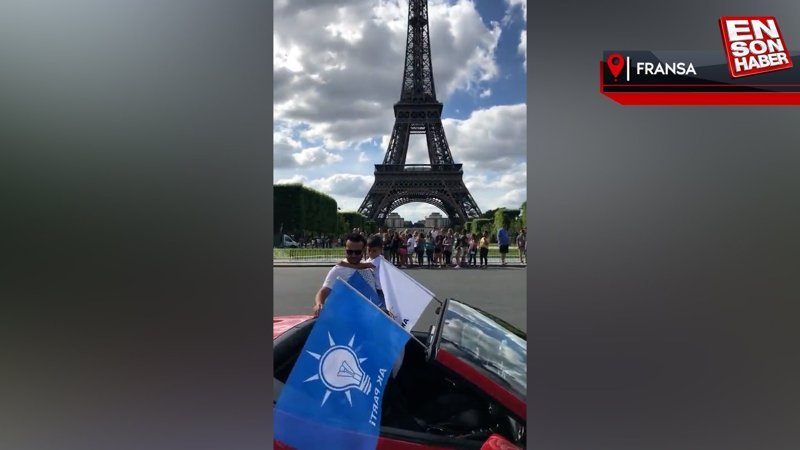 Fransa'da gurbetçi seçmenler dombra eşliğinde sandığa gittiler