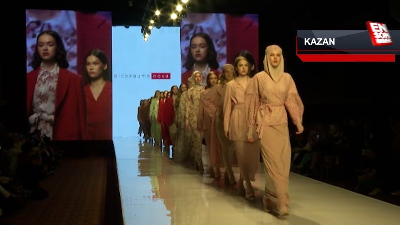 Tataristan'da muhafazakar giyime yönelik defile düzenlendi