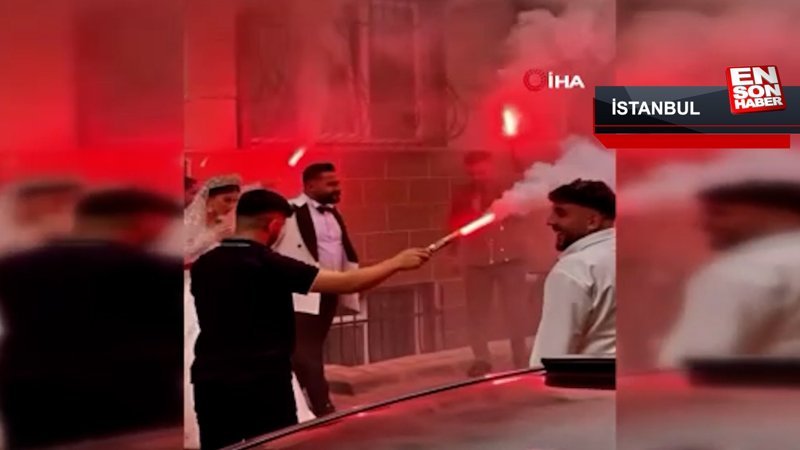 İstanbul'da düğün öncesi damat havaya ateş açarak terör estirdi
