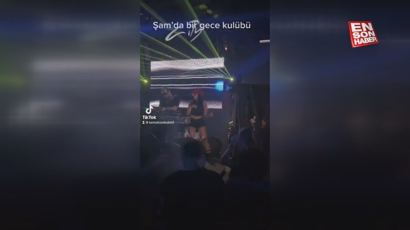 Suriye'de gece hayatı devam ediyor