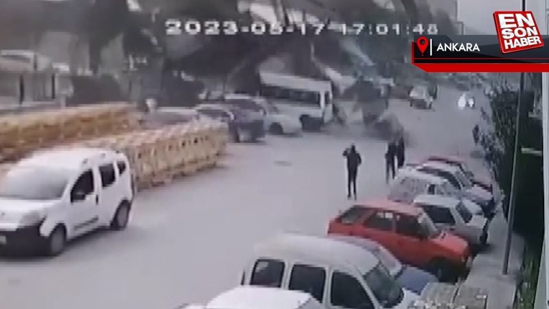 Ankara'da çatıdan kopan parçalar ile ağır yaralanan kişi, hayatını kaybetti