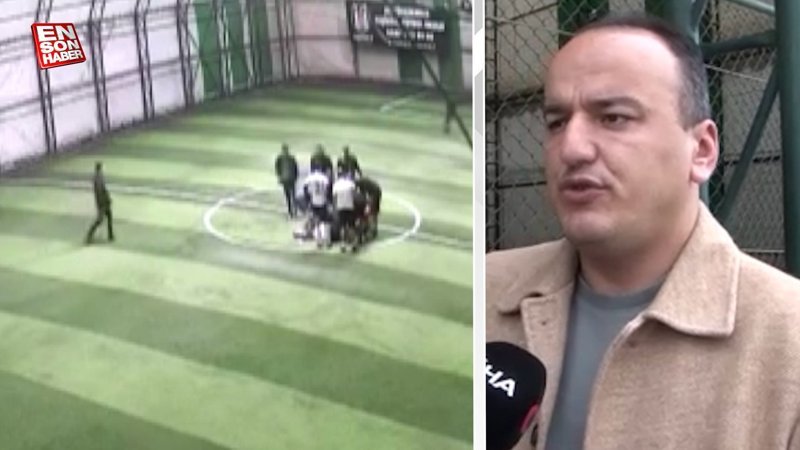 Büyükçekmece’de halı sahada hayat kurtaran müdahale