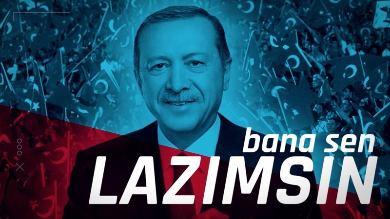 Kararlı adımlarla, doğru adamla yola devam. Bize sen lazımsın Reis