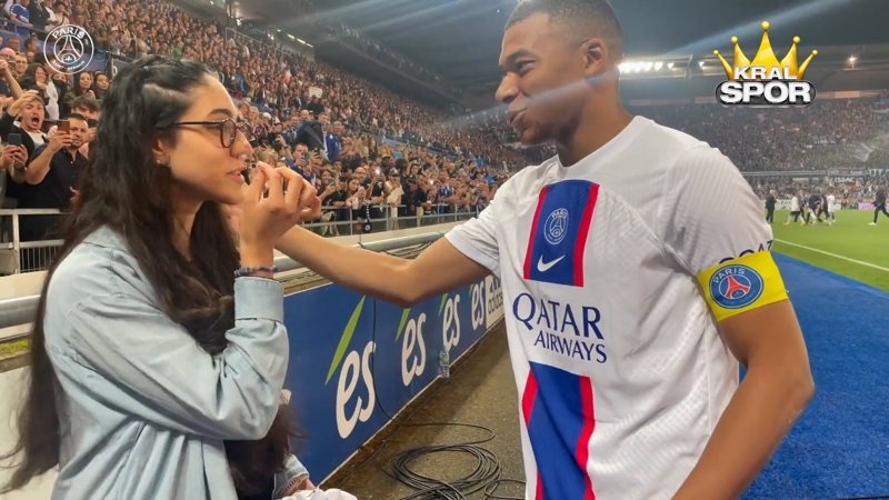 Kylian Mbappe önce taraftarı yaraladı, sonra jest yaptı