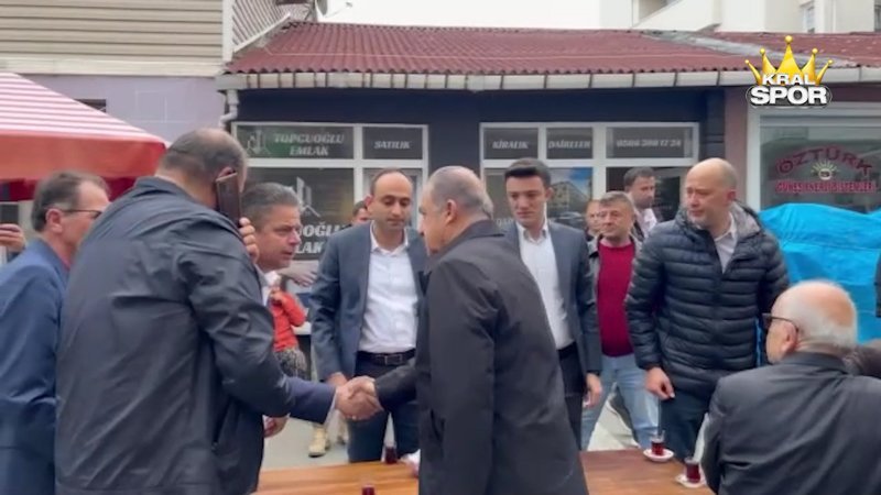 Fatih Terim, Serdar Güzelaydın'ın annesinin cenaze törenine katıldı