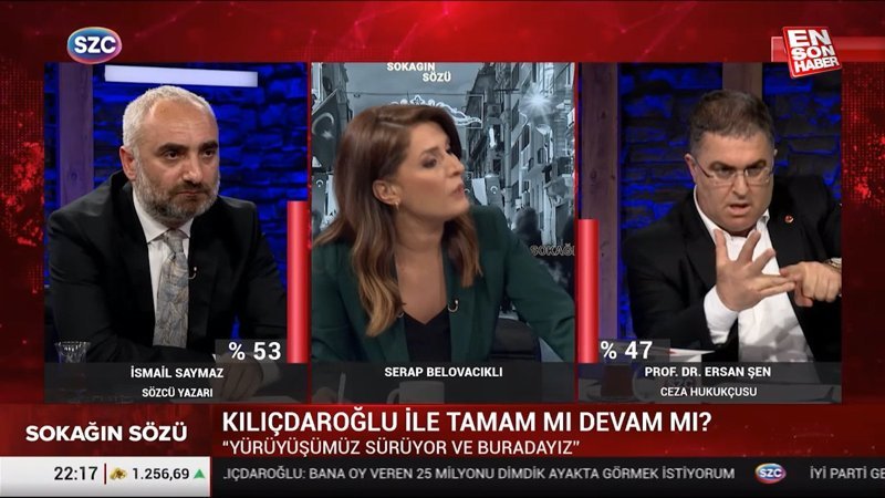 Ersan Şen Sözcü TV'de Kemal Kılıçdaroğlu'nu eleştirdi