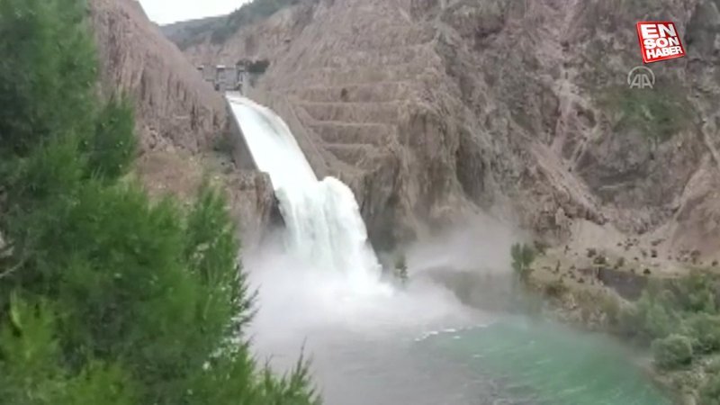 Sivas'ta Kılıçkaya Barajı yüzde 100 doluluğa ulaştı