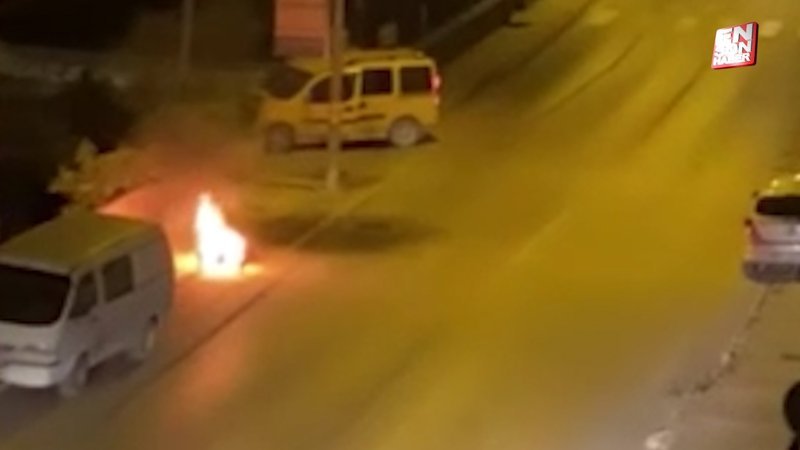 Muğla'da sevgilisiyle tartışan genç kendini yaktı