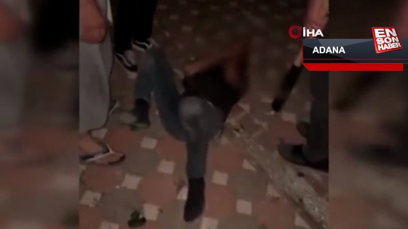 Adana'da hırsızlık yapan zanlı jakuzide darbedildi