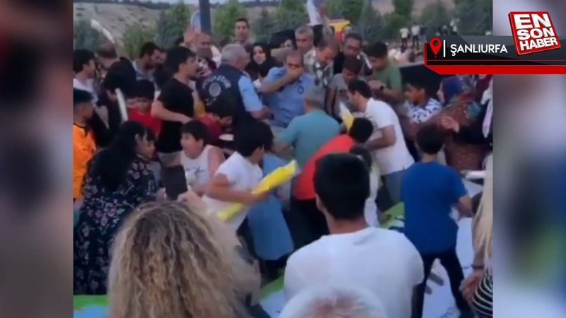 Şanlıurfa'daki uçurtma etkinliğinde izdiham: Çocuklar ezilme tehlikesi yaşadı