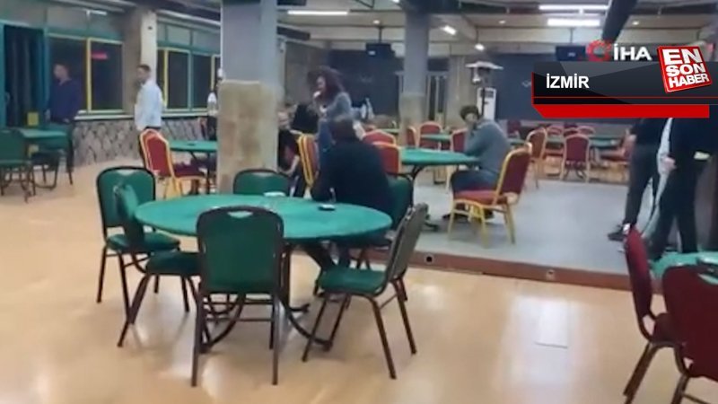 İzmir’de kumarhane baskını