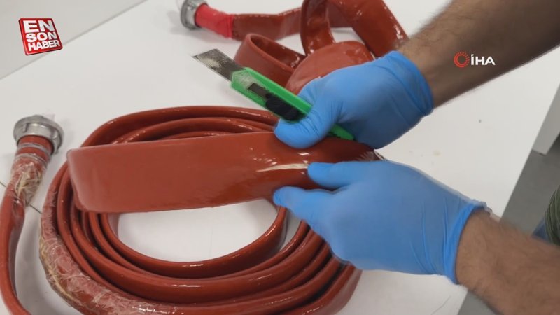 İstanbul Havalimanı'nda yangın hortumunun içinden uyuşturucu çıktı