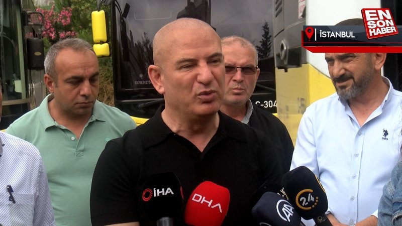 İstanbul'da özel halk otobüsü sahiplerinden açıklama